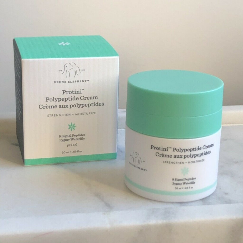 Drunk Elephant Protini Polypeptide Face Cream Waterlily 50 Ml169 Oz New In Box